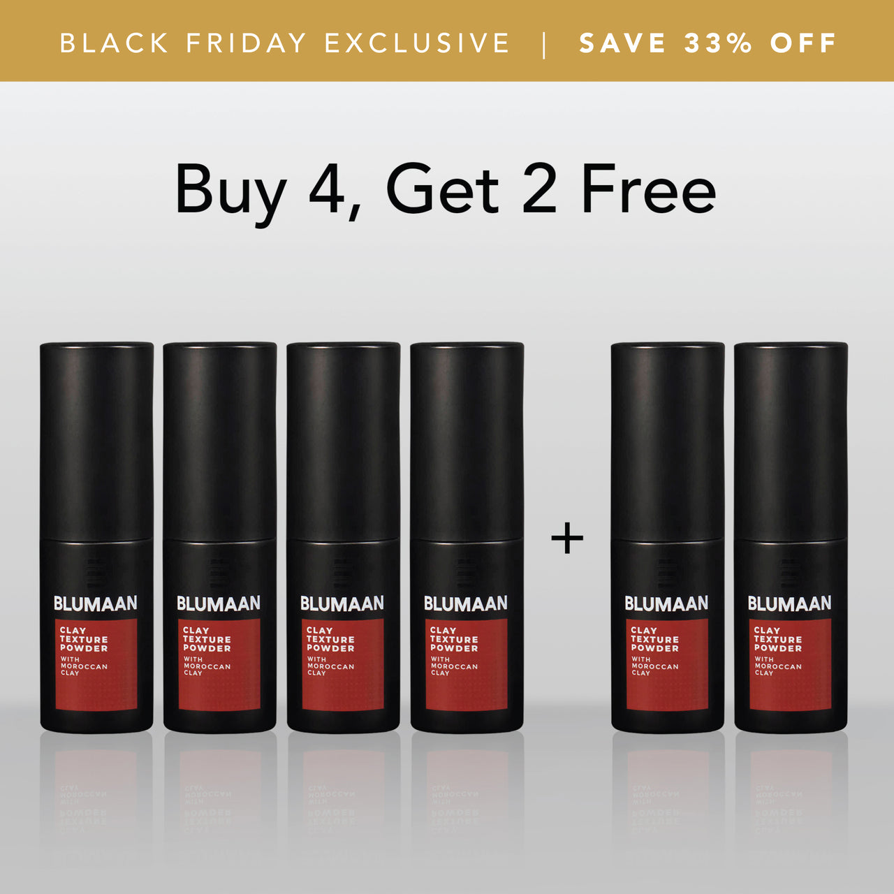 Buy 4, Get 2 Clay Texture Powder Bundle