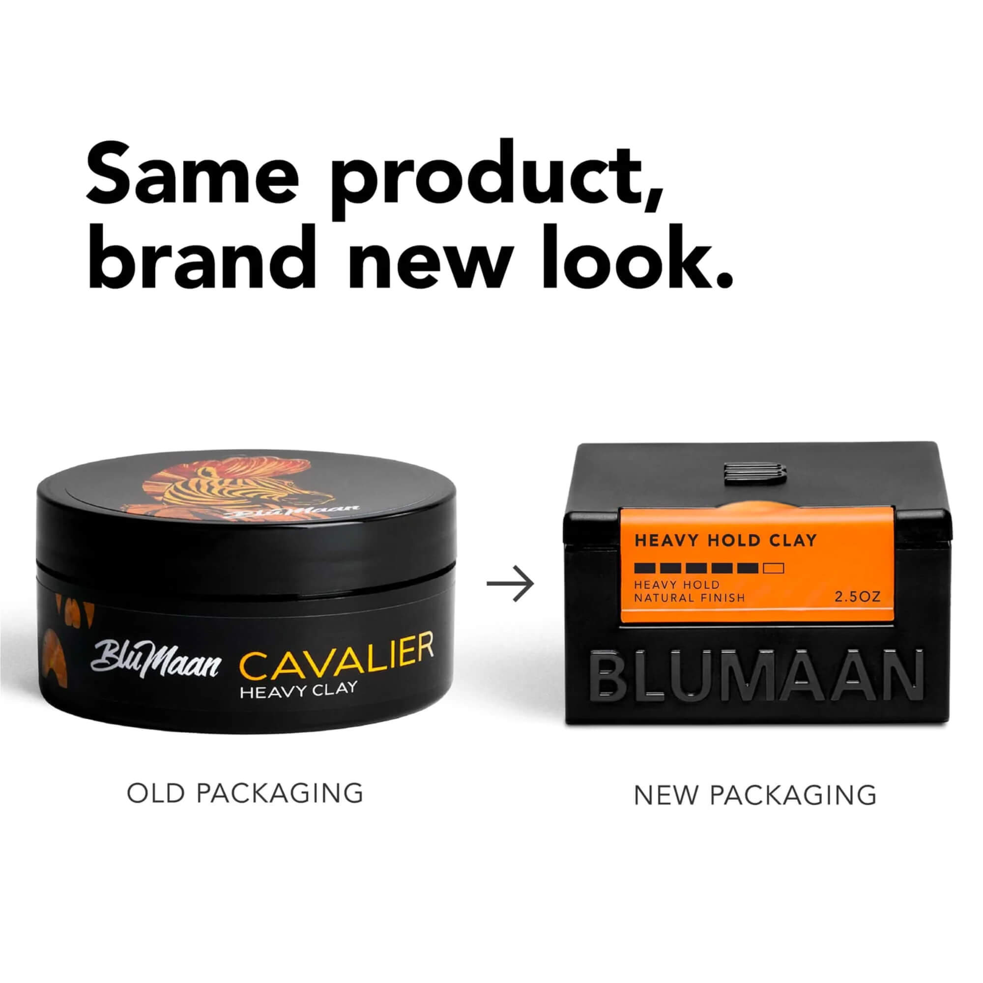 Heavy Hold Clay - Strong Hold for Thick Hair | BLUMAAN-BluMaan